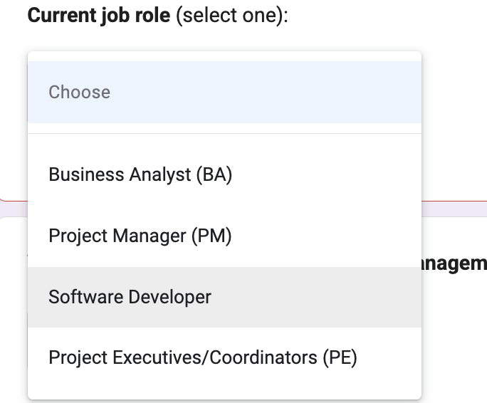 Resume (in chronological order)