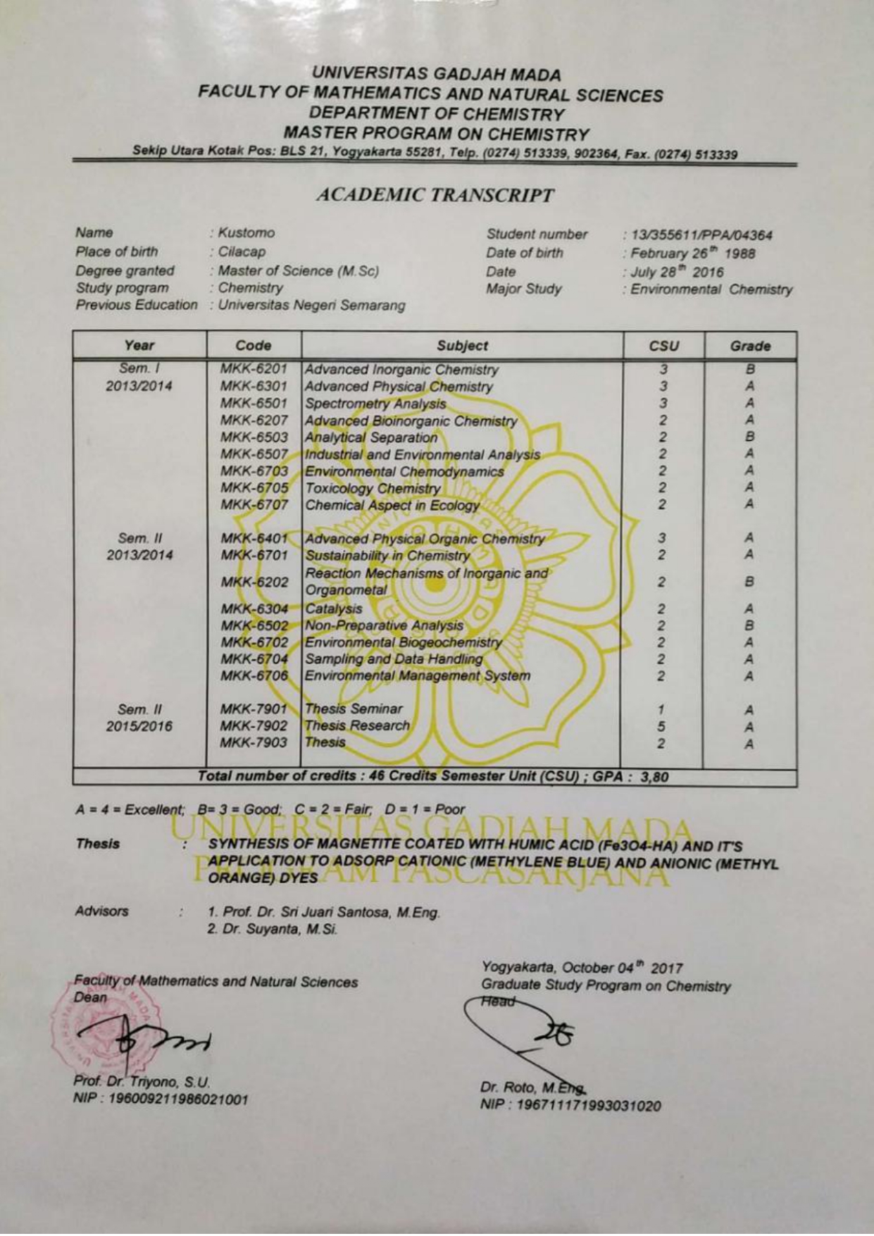 Translation of the Transcript 2