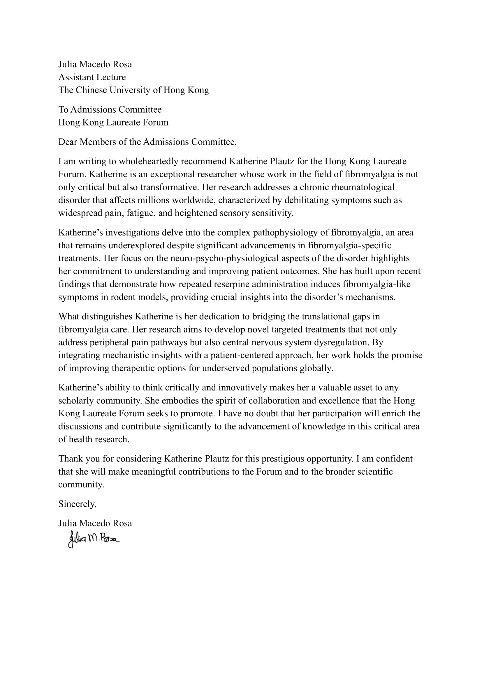 Recommendation Letter 2