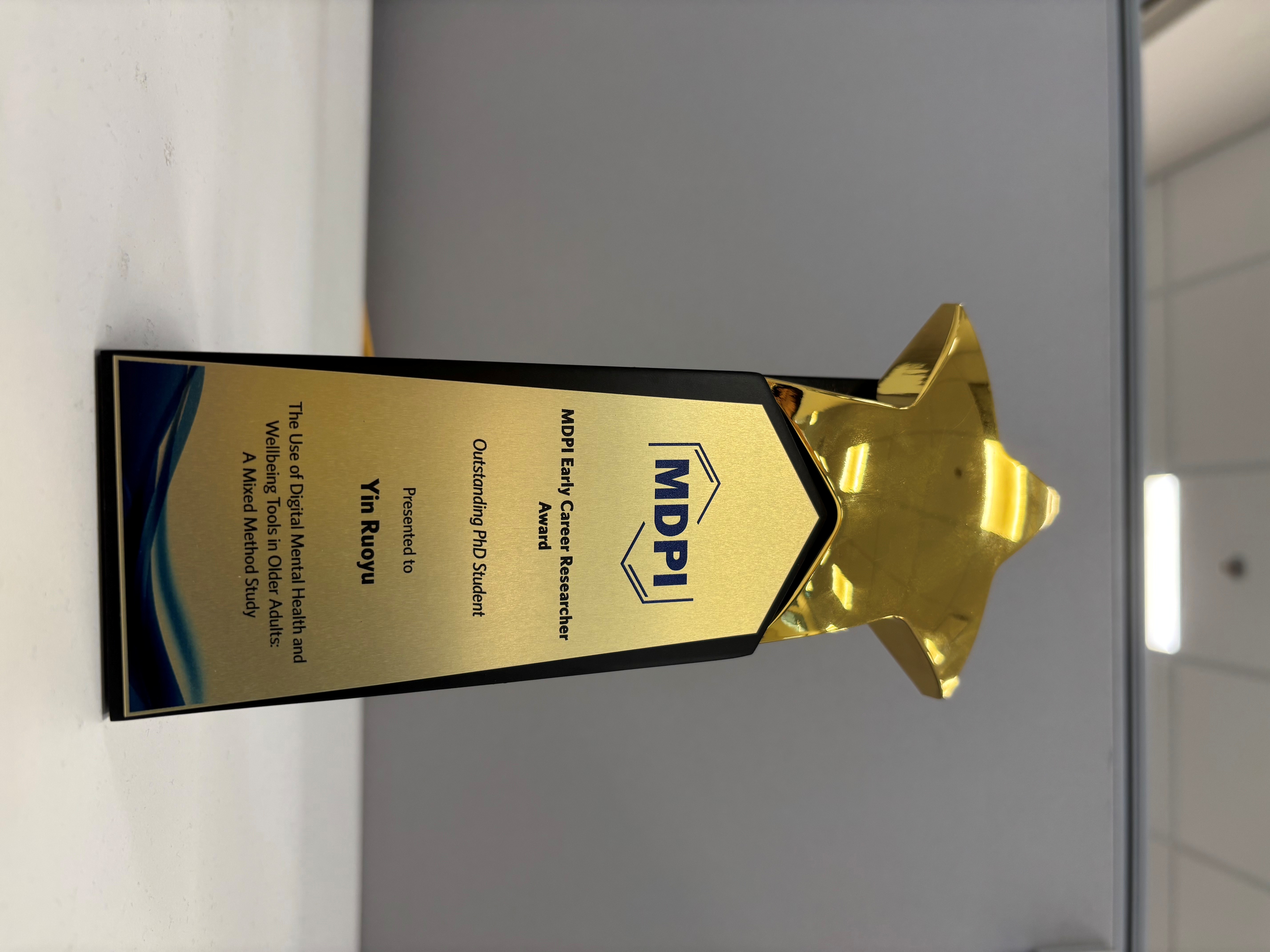 Reference / Certificate of Award and / or Scientific Accomplishment Supporting Document