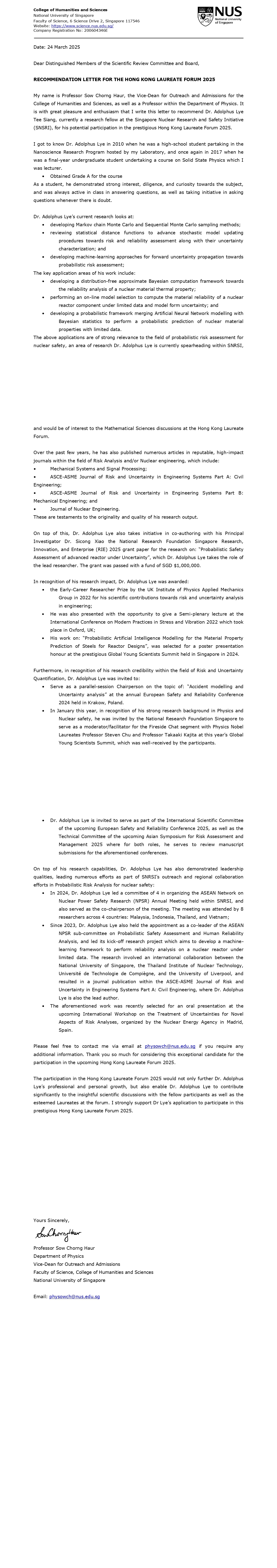 Recommendation Letter 2